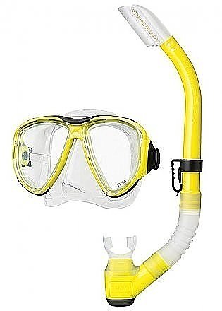 Tusa Snorkelling Mask Set Powerview + Hyperdry