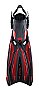 Tusa's Solla Diving Fins (Red) 