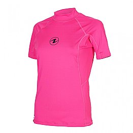 Top Uv Lady Short Sleeves Pink Aqualung