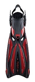 Tusa's Solla Diving Fins (Red) 
