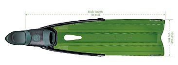 Spora sub - Omer Long Fins Spitfire Kelp