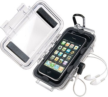 Peli 1015 Iphone case Black Clear