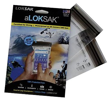 aLOKSAK Element Proof Bag 3.7"x7" (2 Pack)