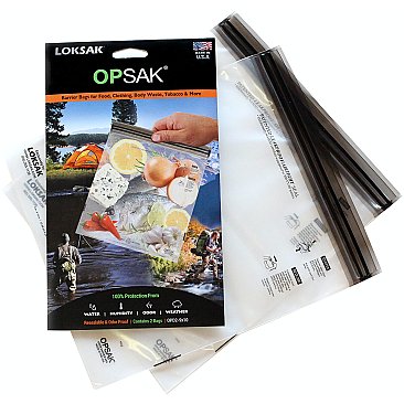 OPSAK Odor Proof Bag 9" X 10" (2 Pack)