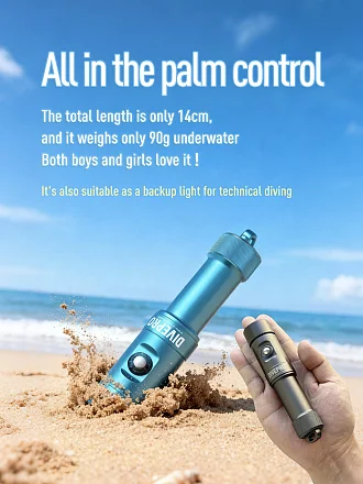 1500 Lumens Divepro S15 Rechargeable Dive Torch