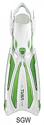 Tusa Solla Diving Fins (Green White)