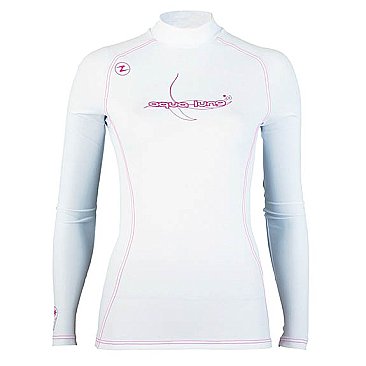 Aqualung Rash Guard Lady Long Sleeves White/Pink