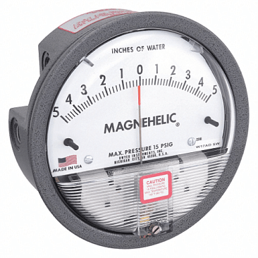 Magnehelic Gauge & Mouthpiece Adapter Assy