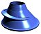 Waterproof Silicone Neck Seal Blue Small