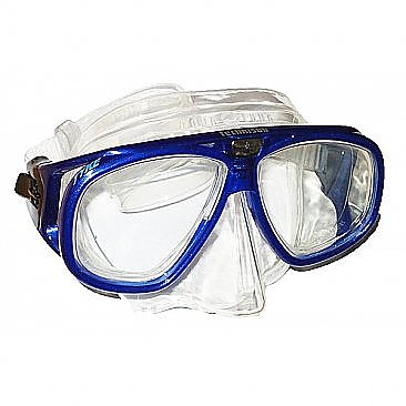 Aqualung Tyke Diving Mask Clear Silicone Blue